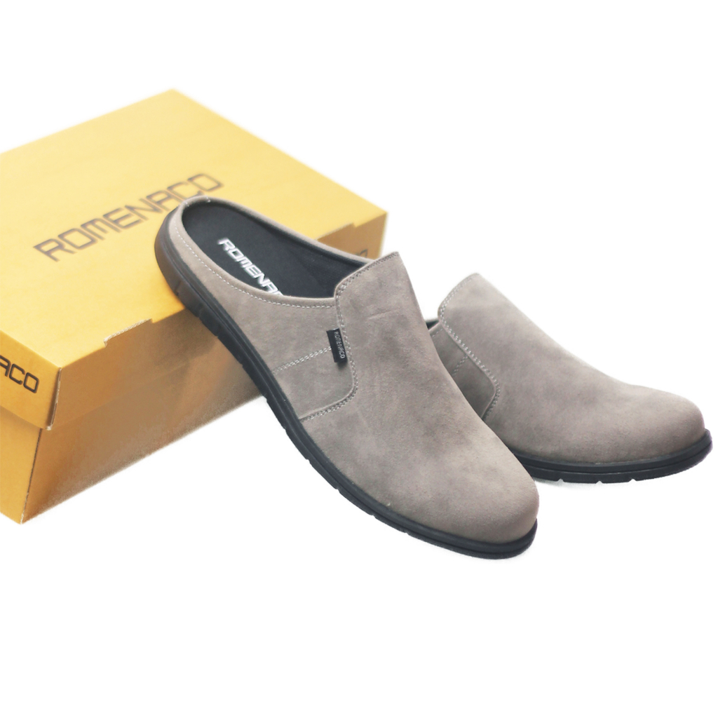 ROMENACO Sandal Bustong Suede R136B Grey