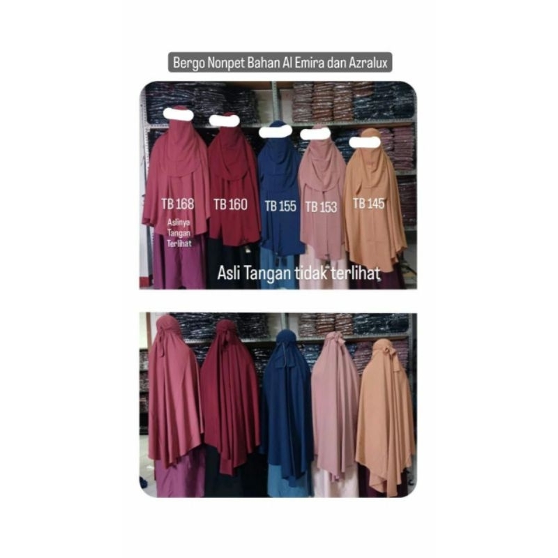 Khimar Bahan Al Emira dan Azralux by Al Hauraa