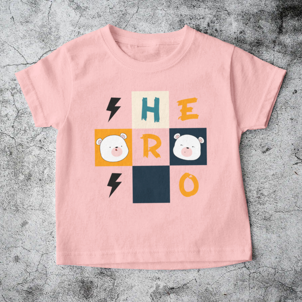 Kaos Anak Square Hero - Atasan Anak Laki Laki Dan Perempuan