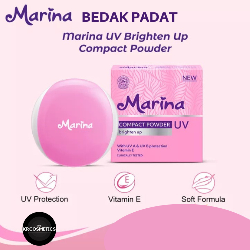 MARINA compact powder uv protection bedak padat 12 gr