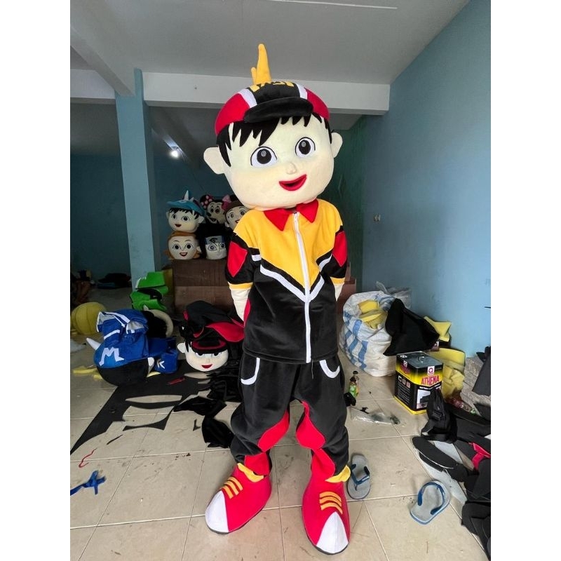 KOSTUM BADUT BOBOIBOY MERAH KUNING