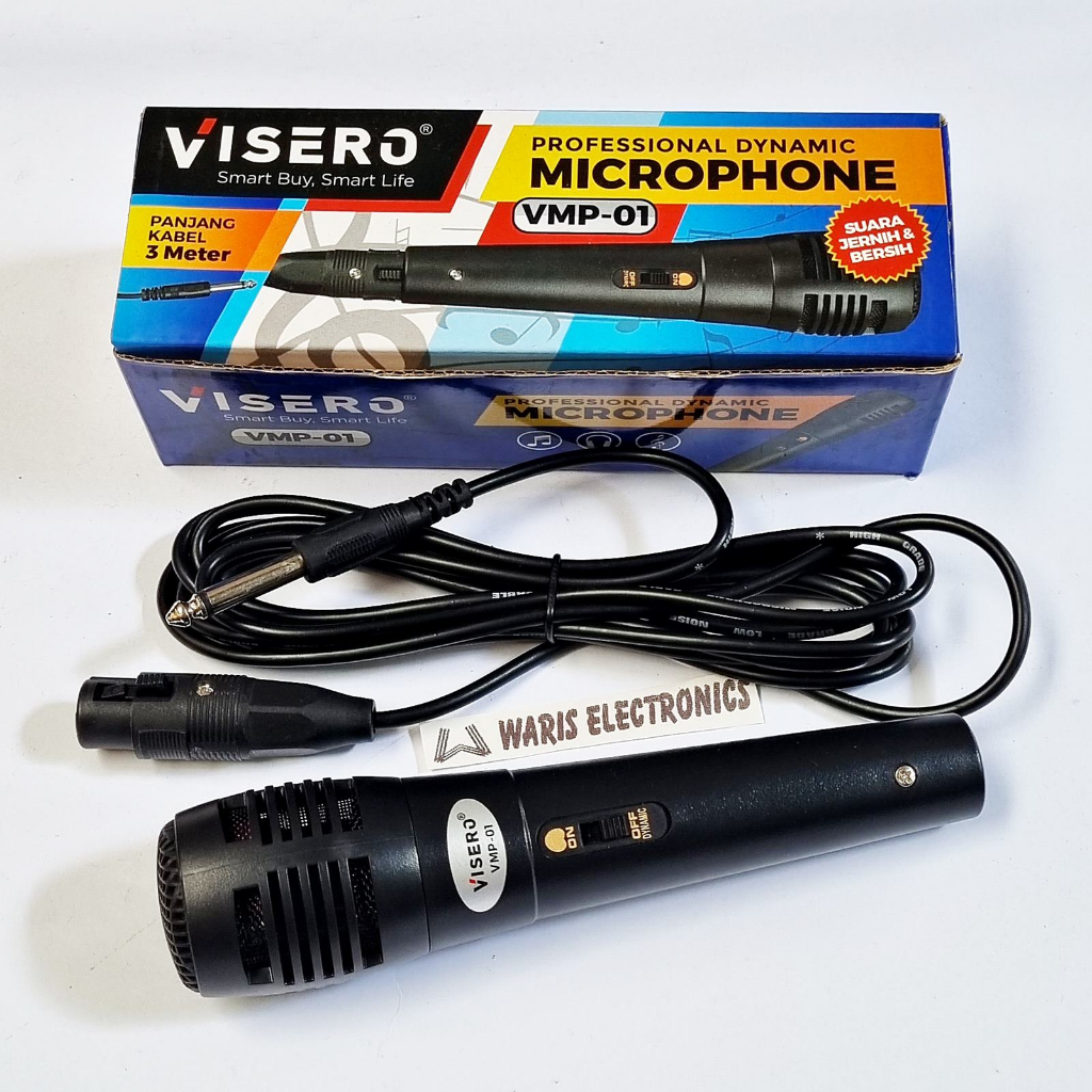 Mic Microphone Visero VMP 01 Termasuk Kabel Mic 3 Meter