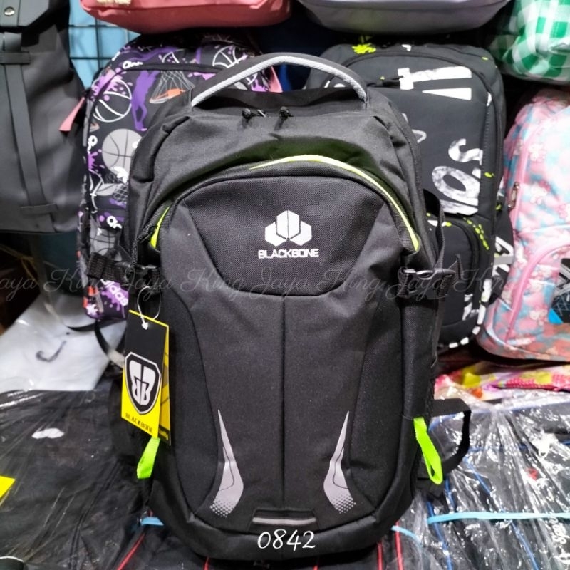 Ransel Laptop Murah Blackbone Hitam Tas Sekolah Kerja Pria