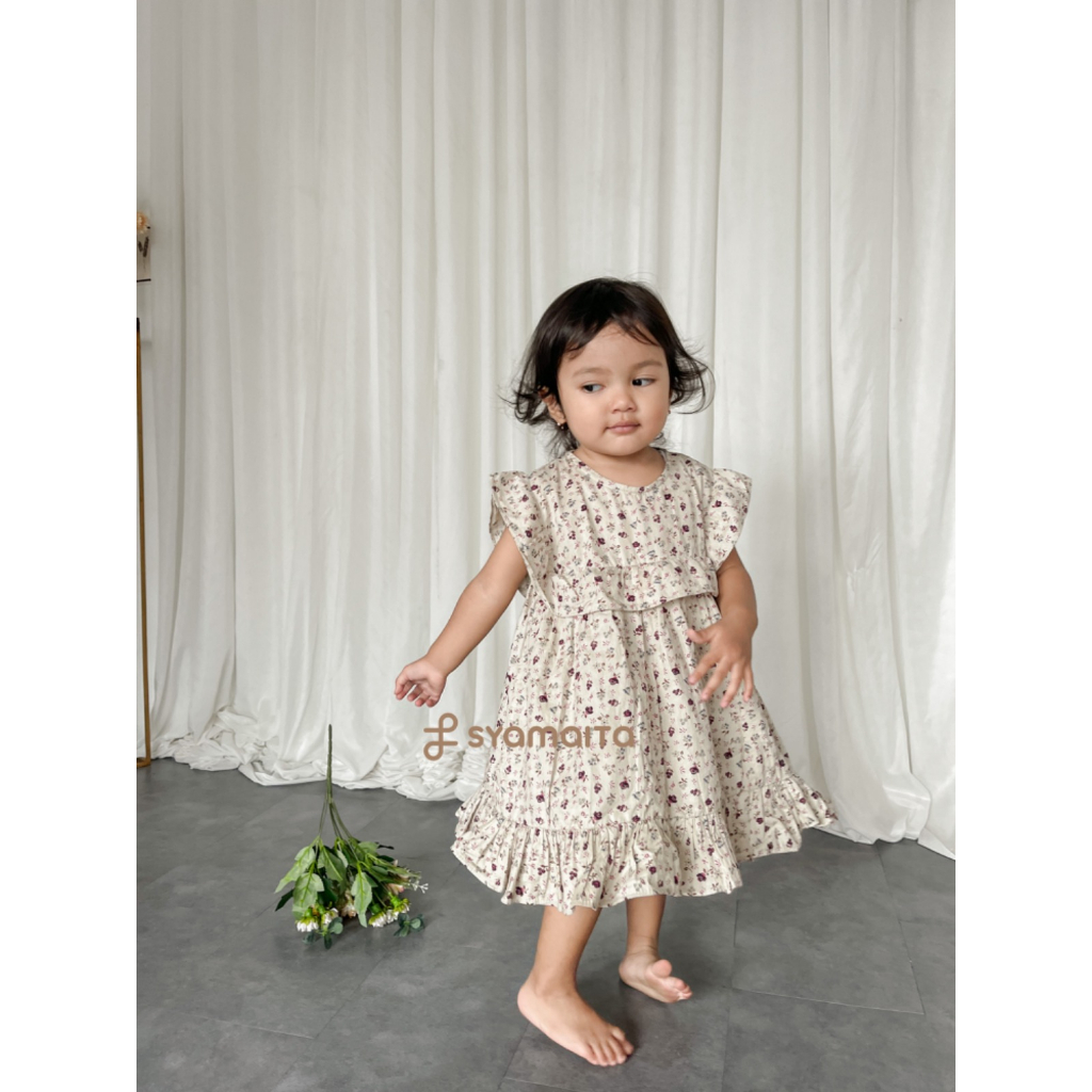 Little Bo-Ra Blouse//Midi Dress For Kids By Syamaita