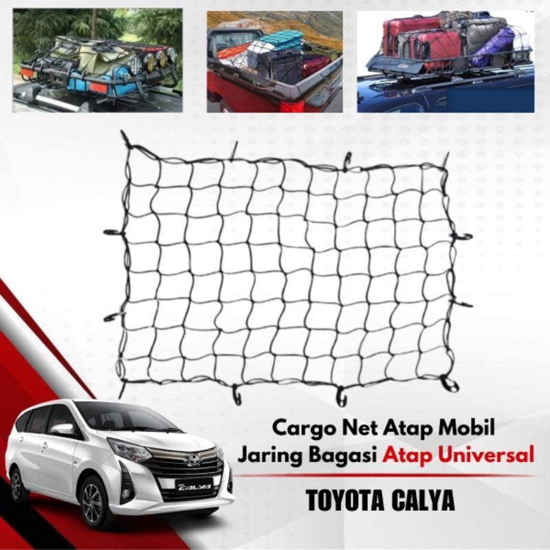 Cargo Net Premium / Jaring Bagasi Atas Mobil Toyota CALYA
