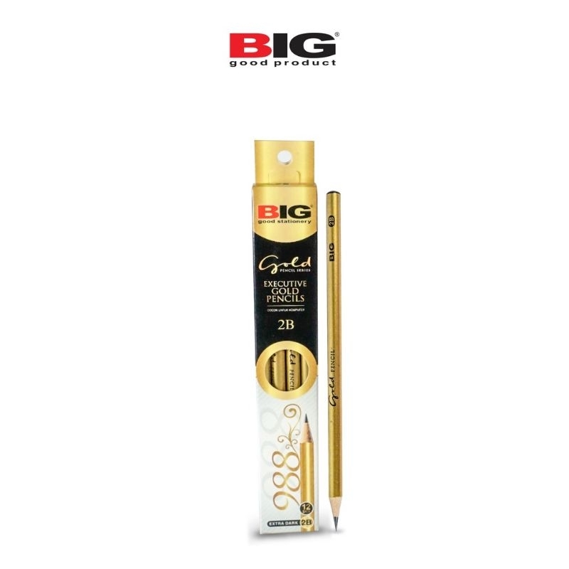 

(PAK) PENSIL BIG GOLD 2B 988