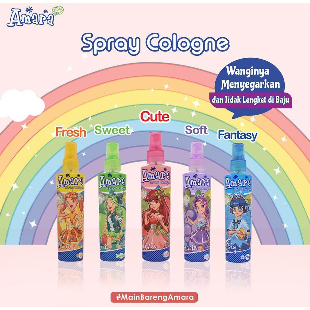 Amara Spray Cologne 100ml cologne anak perfume anak