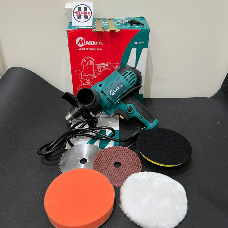 MAILTANK SH321 ELECTRIC POLISHER 4FUNSI MULTIFUNGSI POLES POTONG BOR