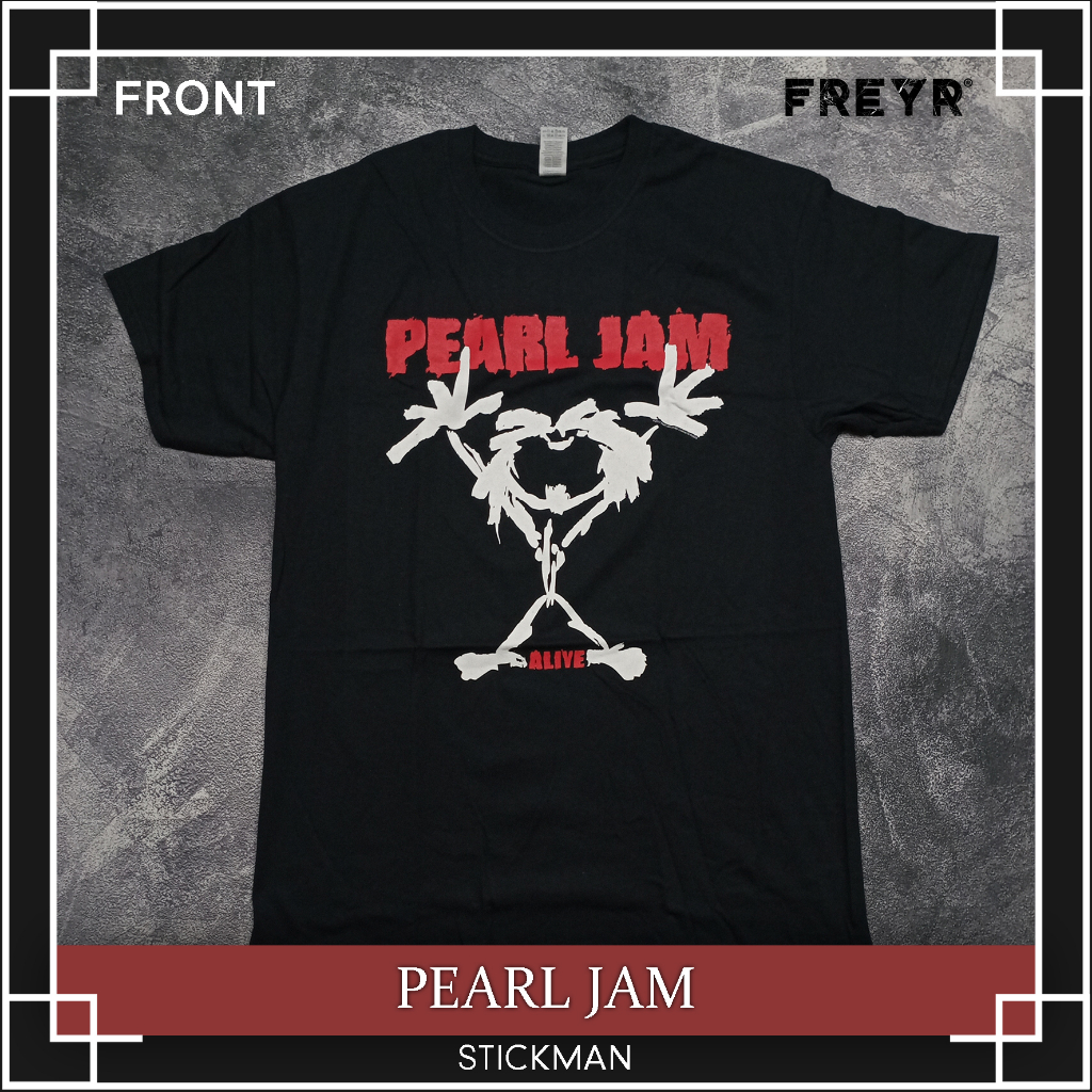 Kaos Band Pearl Jam - Stickman Original