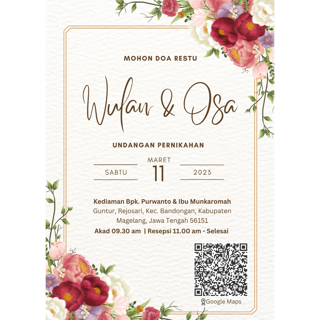 

DESIGN MURAH UNDANGAN TANPA FOTO