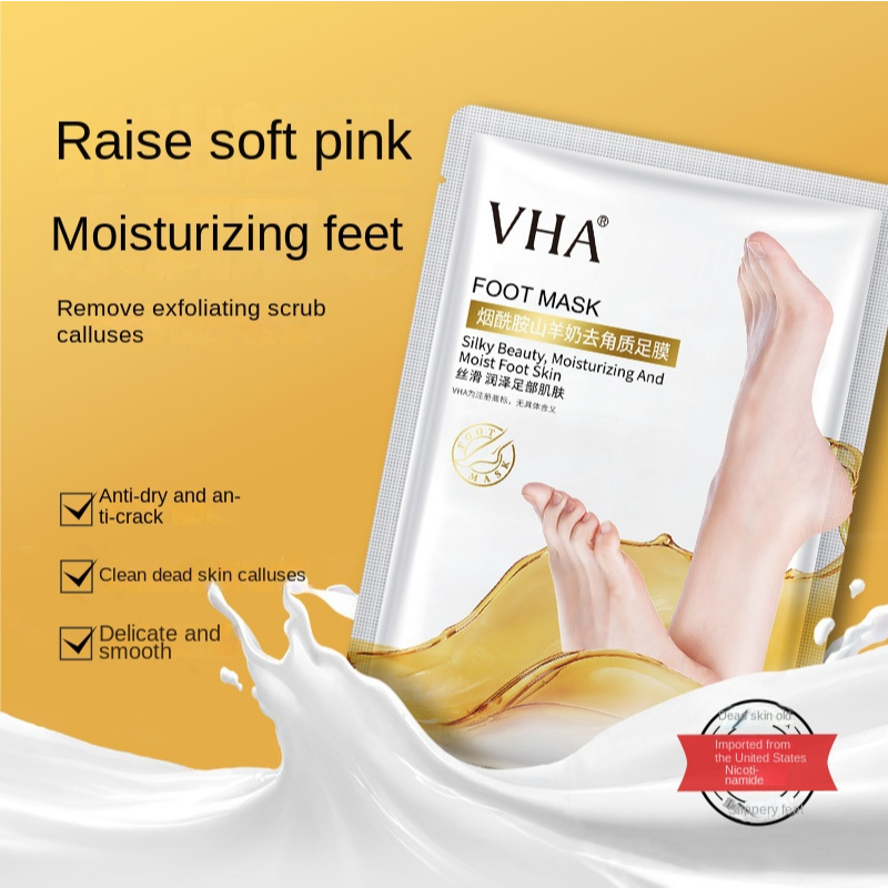 Niacinamide Hand Mask Foot Mask Moisturizing Gloves Whitening Hand Mask Exfoliating Remove Dead Skin Nourishing Hand Scrub