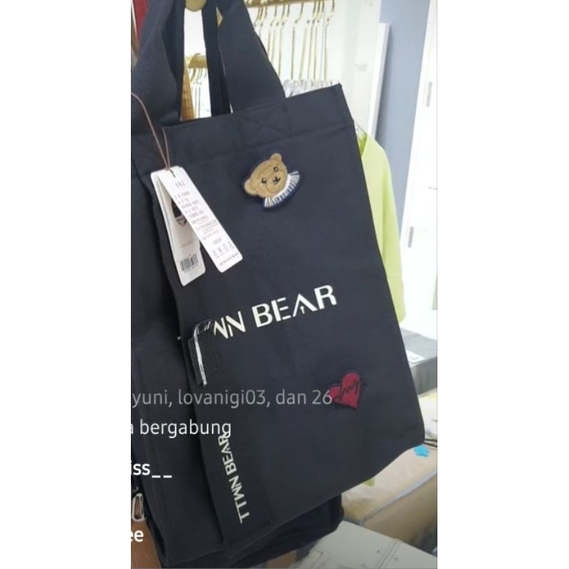 po ttwn bear bag tas wanita original import bkk bangkok