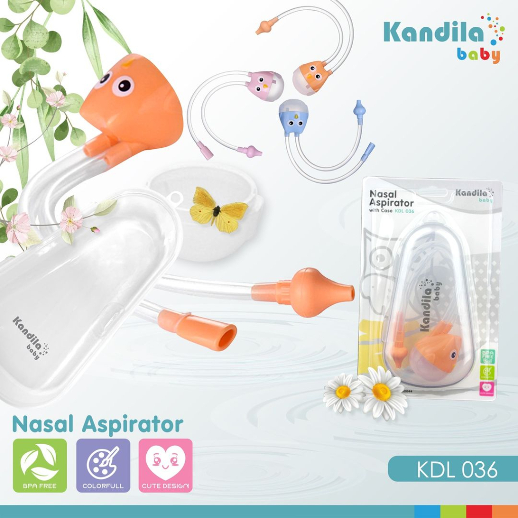 Kandila Baby KDL036 Nasal Aspirator With Case - Penyedot Ingus Bayi - Pembersih Hidung Bayi