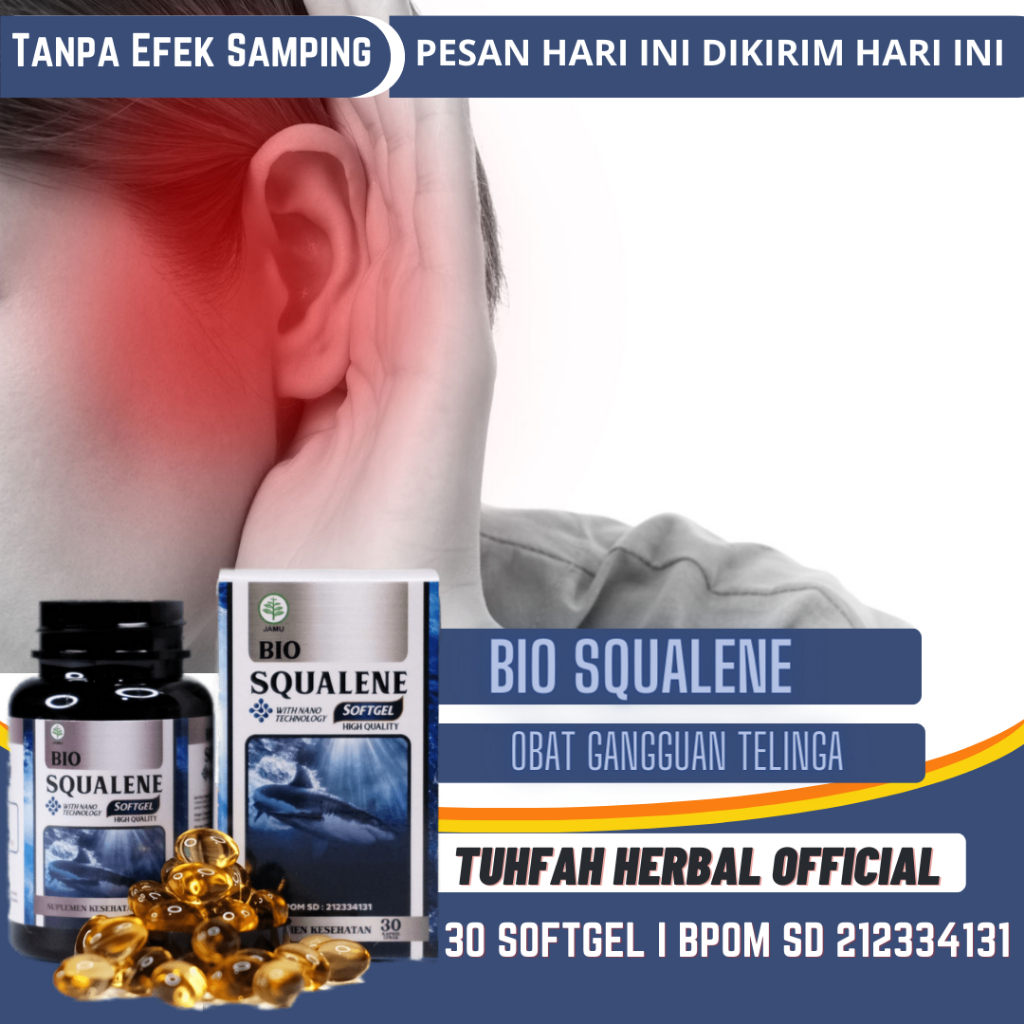 Obat Sakit Telinga, Congek Menahun, Telinga Berair dan Bau, Telinga Bernanah, Gendang Telinga Pecah,