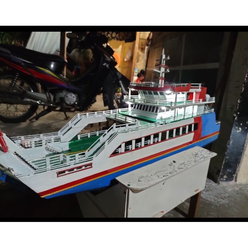 remot control kapal ferry / rc boat kapal roro