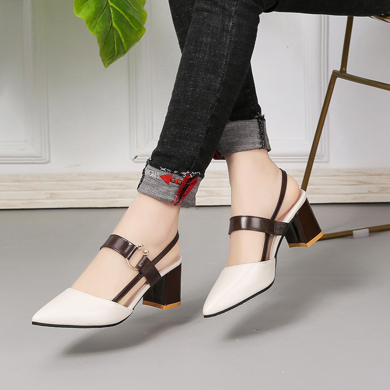 Korean Slingback Strap Office / Sepatu Kerja Wanita 5406 (36 - 40)