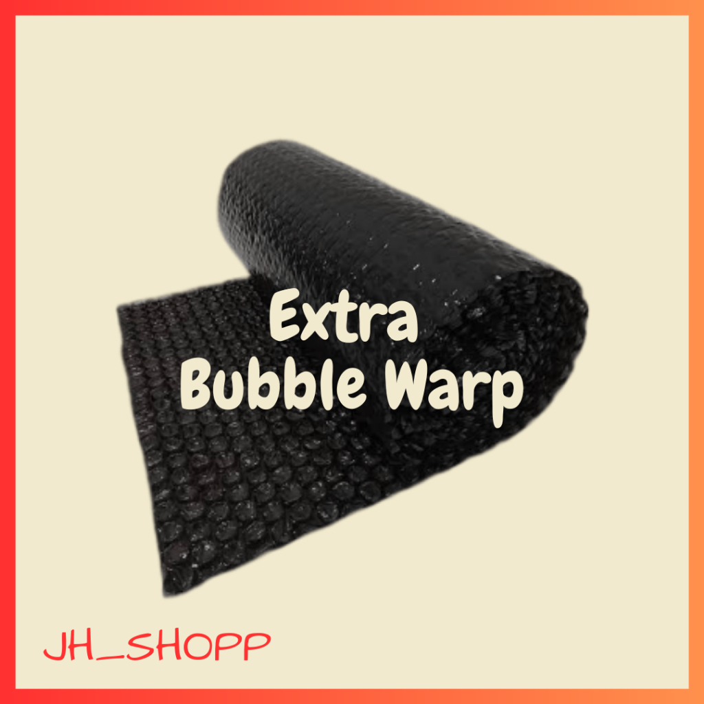 

Extra bubble warp untuk packingan lebih aman saat pengiriman produk