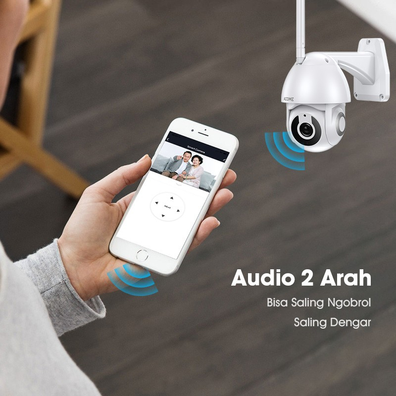 Acome APC02 Smart CCTV IP Camera FULL HD 1080P Kamera Luar Ruangan