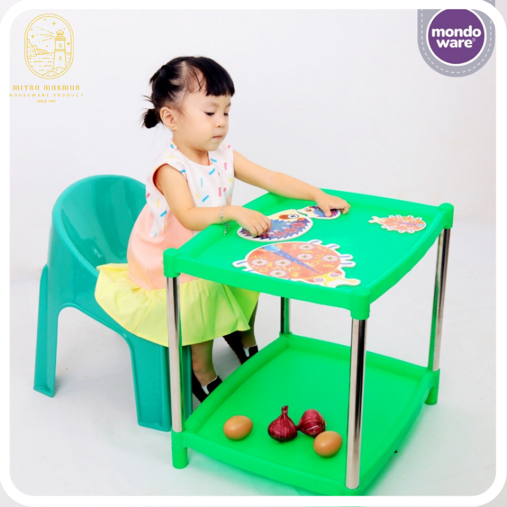 SALE!! MONDOWARE MEJA PLASTIK MEJA TERAS PORTABLE PREMIUM ISMAYA TABLE T4050 MEJA MURAH