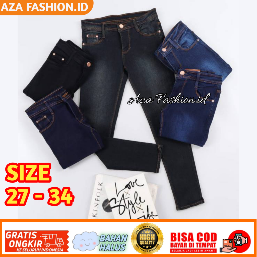 Celana Jeans Wanita / Jeans Strceth Wanita / Celana Jeans Wanita Kekinian
