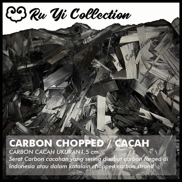 CARBON FIBER CACAHAN CHOPPED STRAND FORGED 50gr