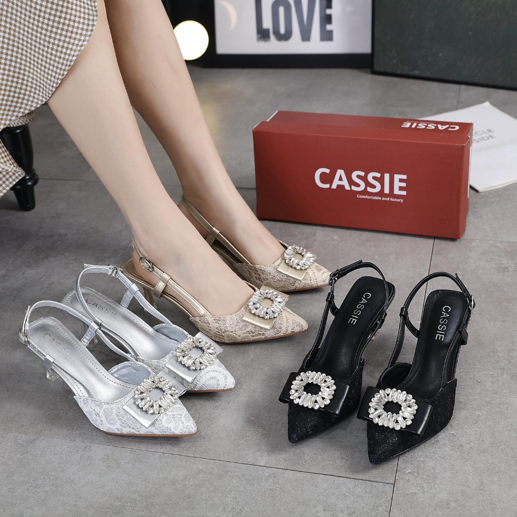 GSW SEPATU SANDAL HEELS 7CM PESTA WANITA IMPORT ( 014 ) Sepatu heels Pesta wanita Sandal Pesta Wanita import heels Pesta wanita import original Cassie