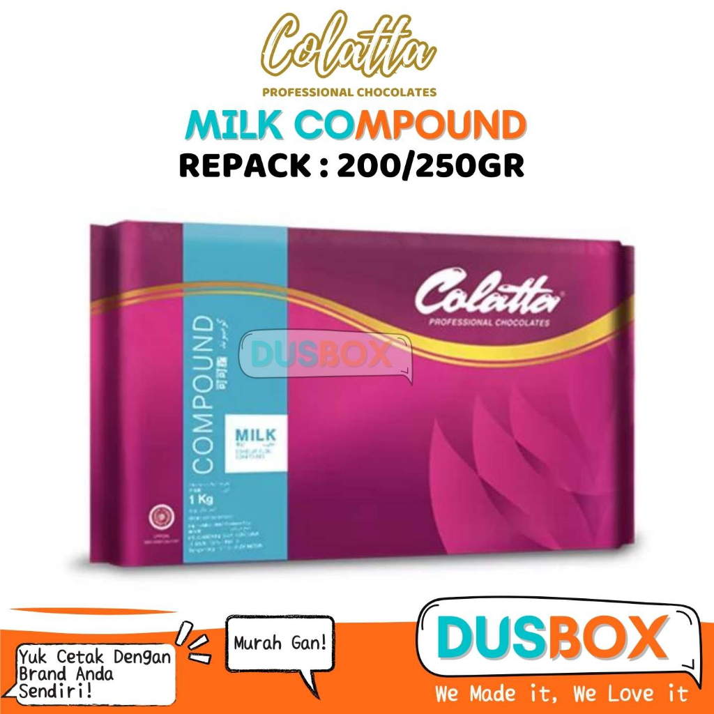 

Colatta Milk Compound 200/250gr / Coklat Colatta / Coklat Batangan Colatta / Coklat Batangan Repack