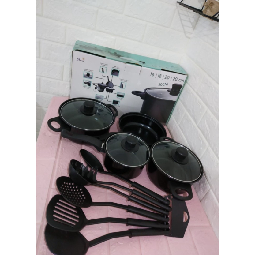 Handle - 2Set/Panci2SetEars/Long Panci 13Set/Panci Limited Jual 3Set/Panci Hitam 7Set/Panci