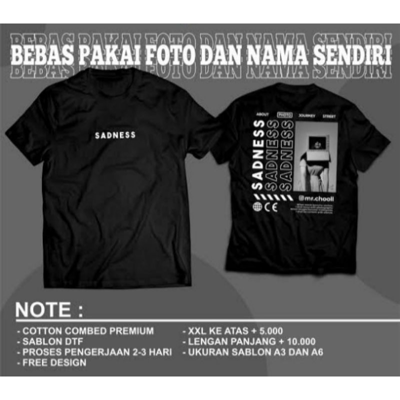 Sablon Baju Satuan