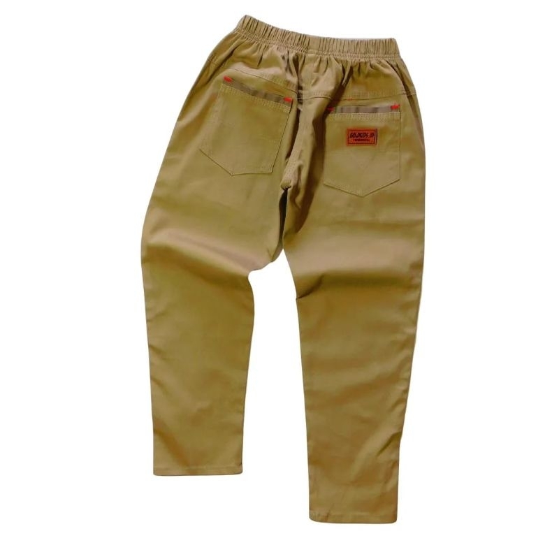 Celana Chinos Anak Laki Laki Panjang Premium Bahan Strech Melar Regular Slim Usia 8 9 10 11 12 13 Tahun