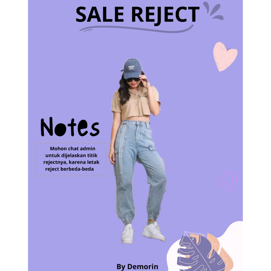 CELANA JEANS WANITA KHUSUS REJECT MINOR SALE