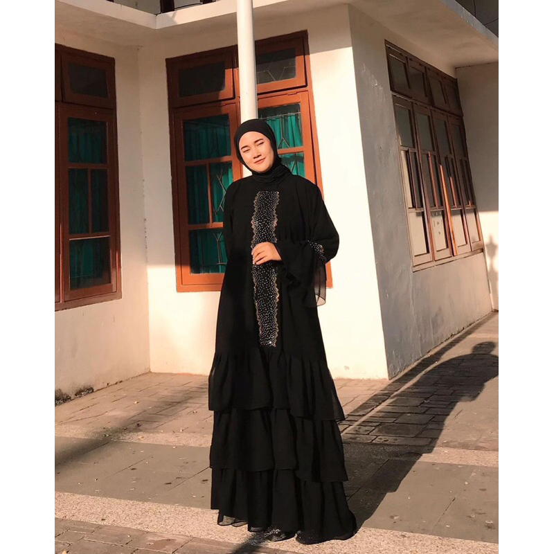 GAMIS SYAR’I ABAYA DUBAI HUMAIRO ELEGAN BANGET CANTIK MURAH COD