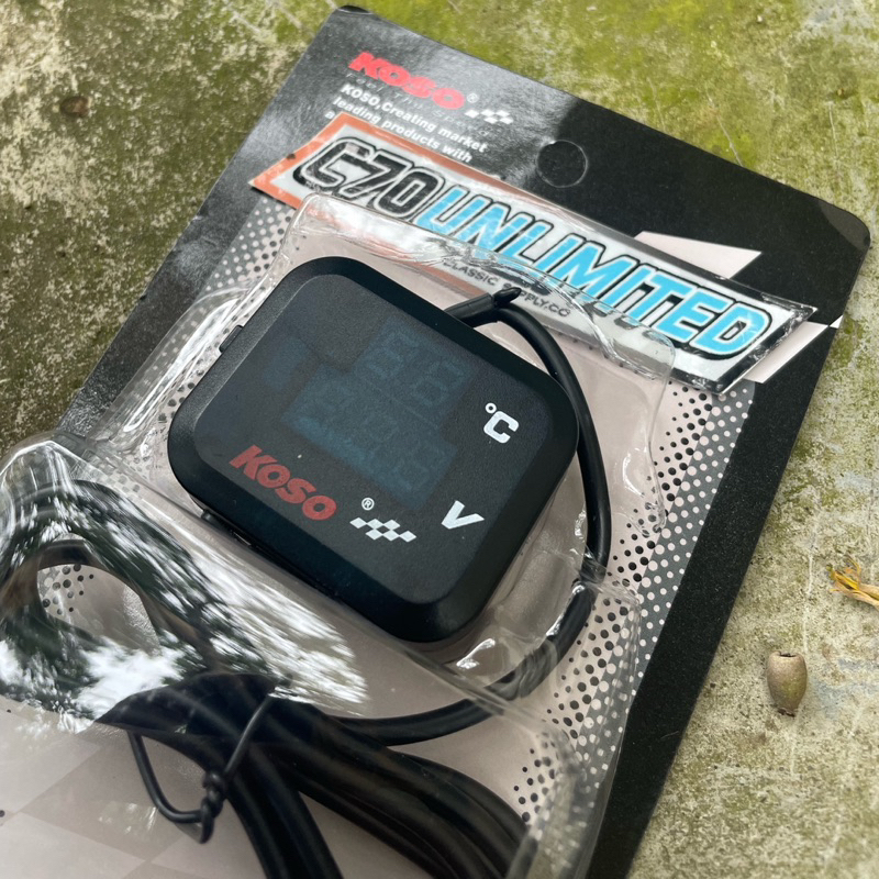 voltmeter digital koso 3in1 volt meter digital koso