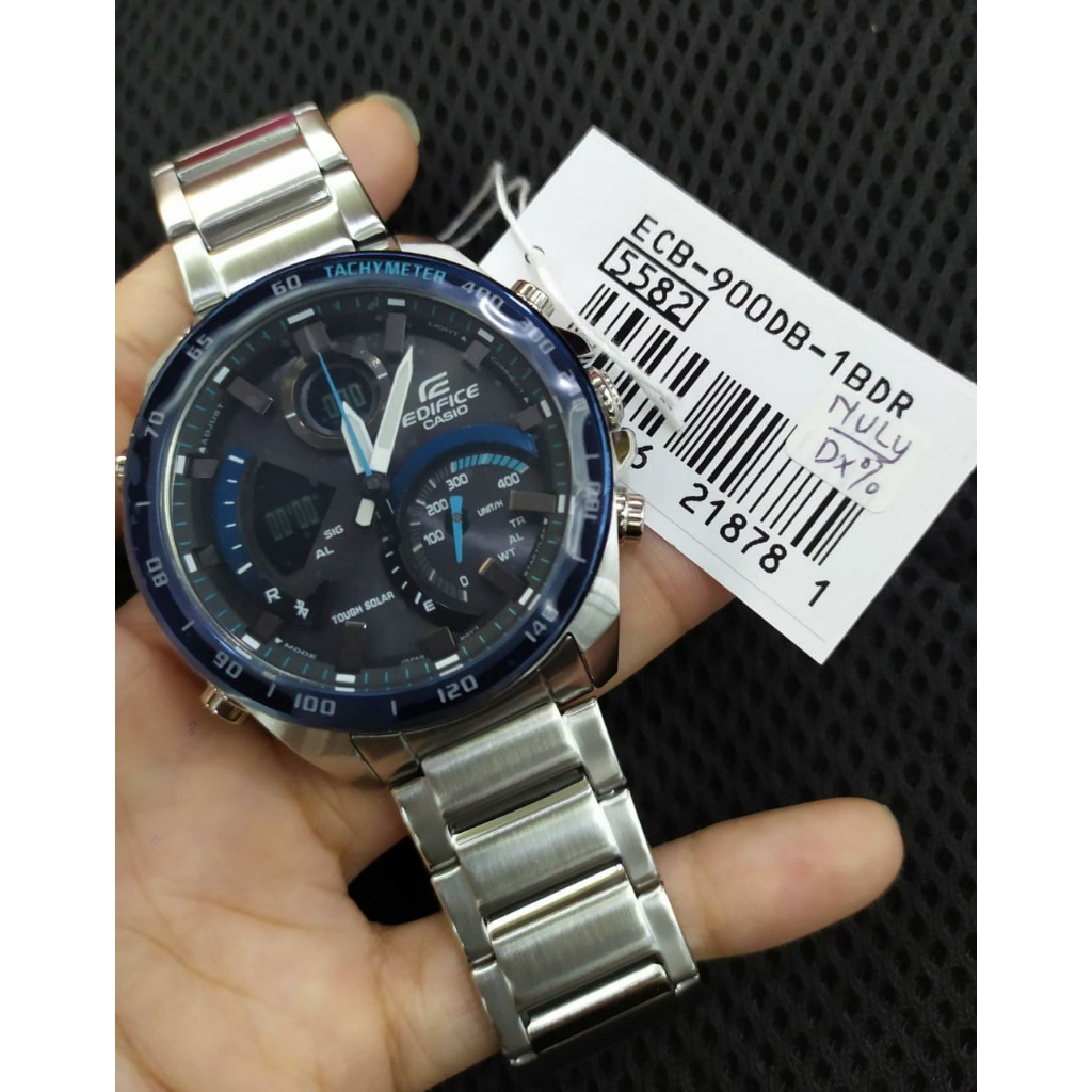 Jam Tangan Pria Casio Edifice ECB-950DB-1ADR/ ECB-950DB-1BDR Original