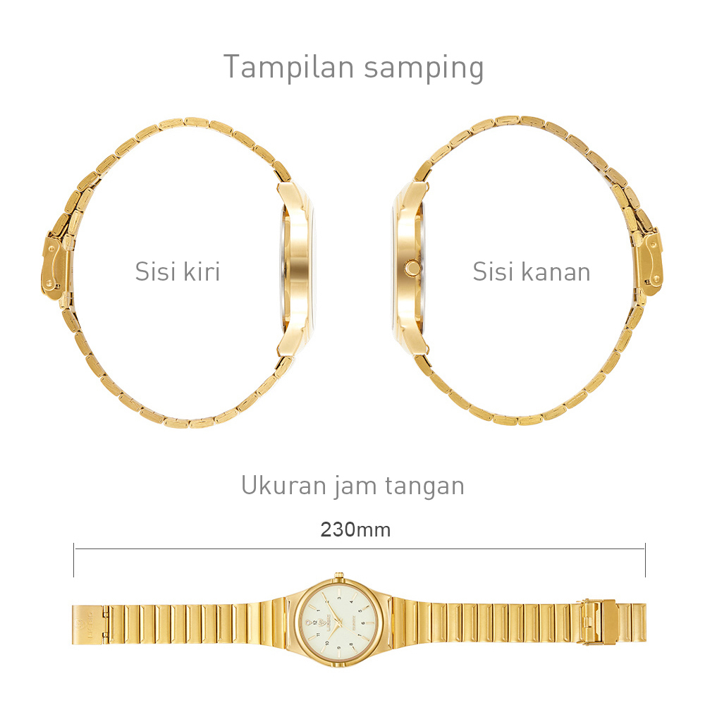 Jam Tangan Couple Anti Air Stainless Couple Watch jam couple pasangan terbaru 2023 Luminous Quartz Watch