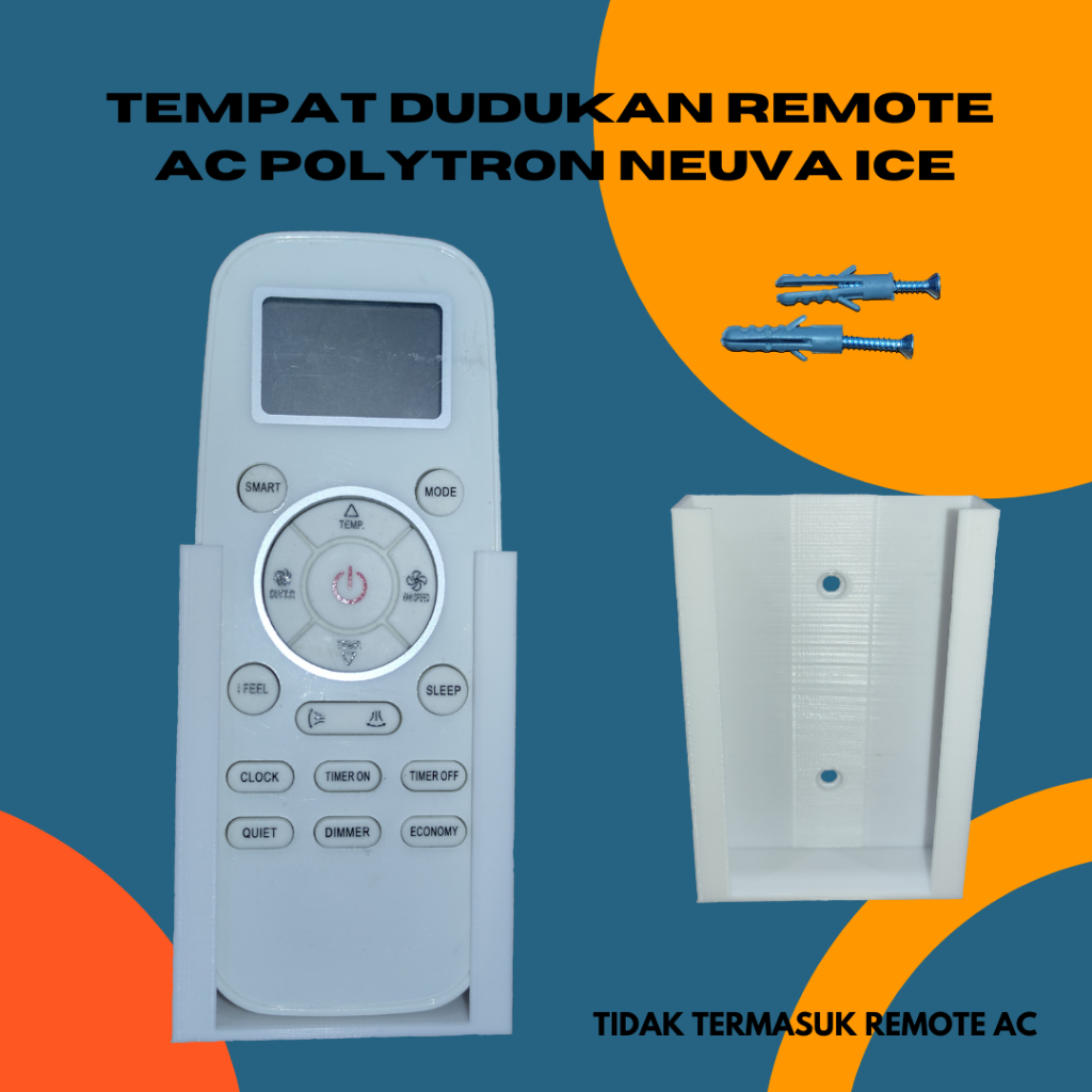 Tempat Penyimpanan Remote AC Polytron Neuva Ice/Holder Stand Bracket Remote AC Polytron Neuva Ice