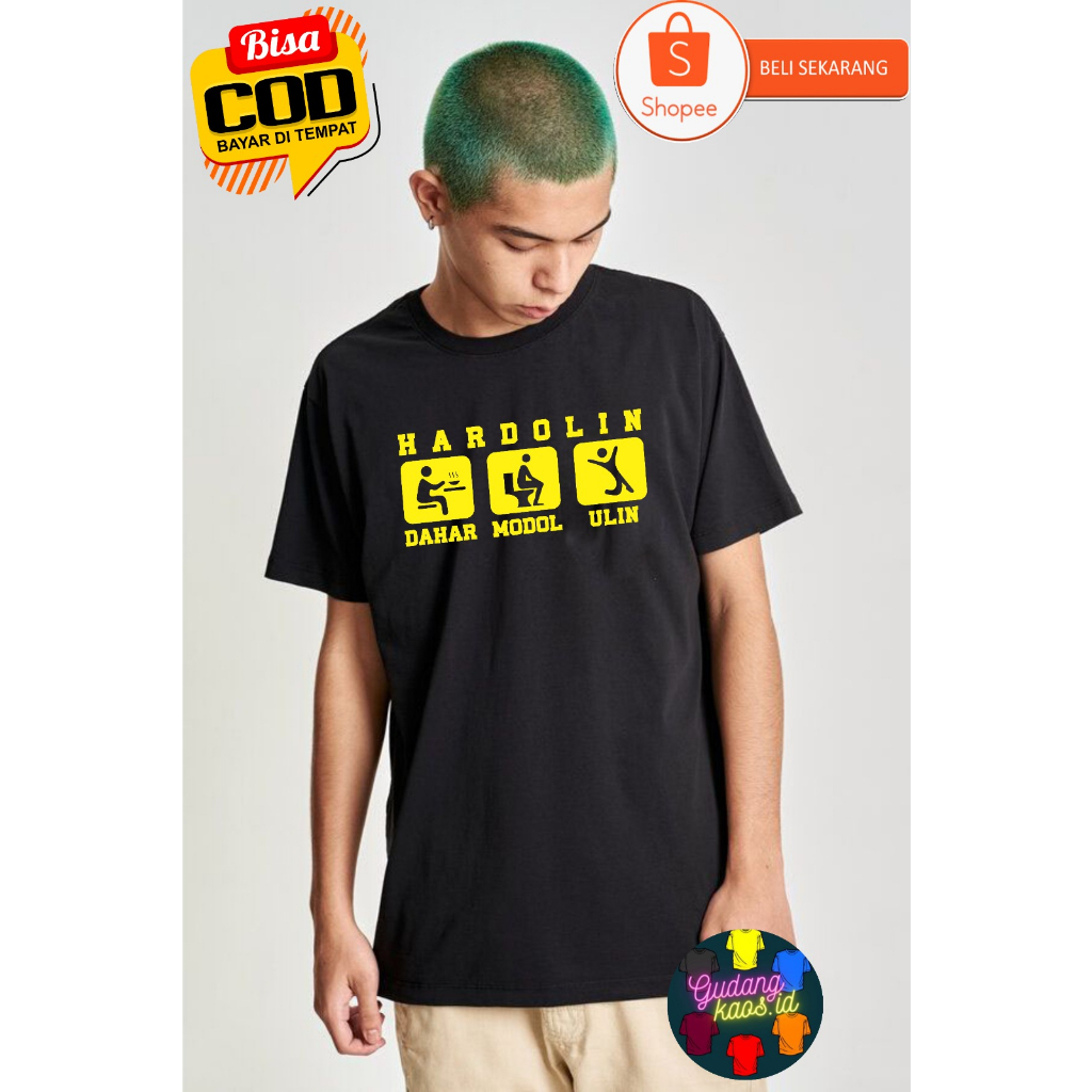 GUDANGKAOS.ID / Kaos Pria / Kaos Hardolin / Kaos Kata kata/ kaos pria terbaru / Kaos Sunda / Kaos ka