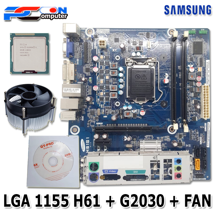 Mainboard motherboard mobo h61processor G2030 SAMSUNG