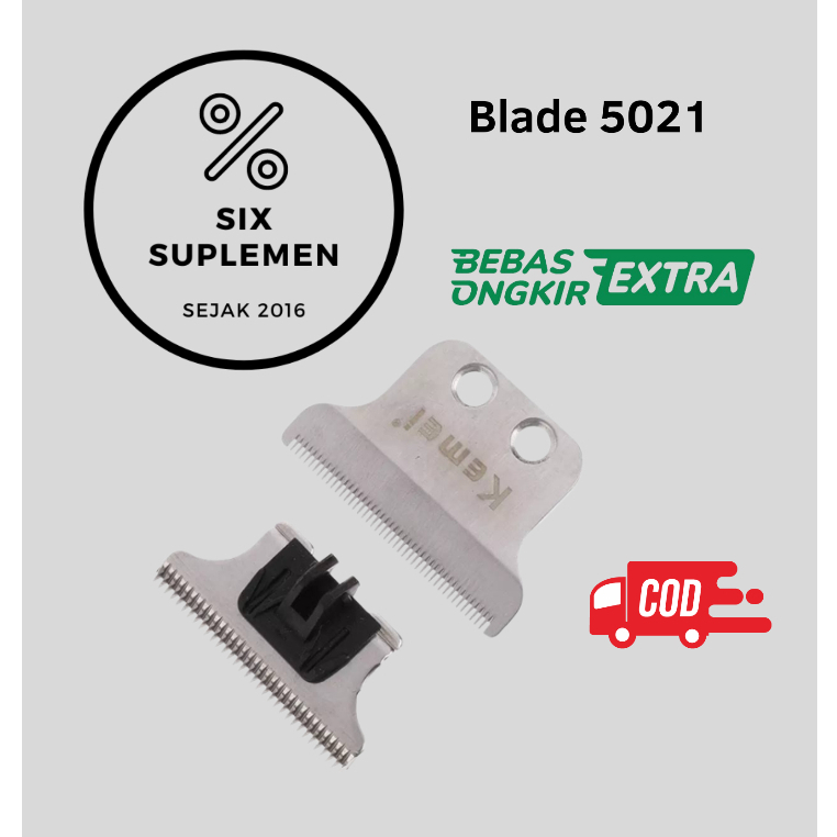 Mata pisau Blade Refill KEMEI KM-5021 1 Set + baut