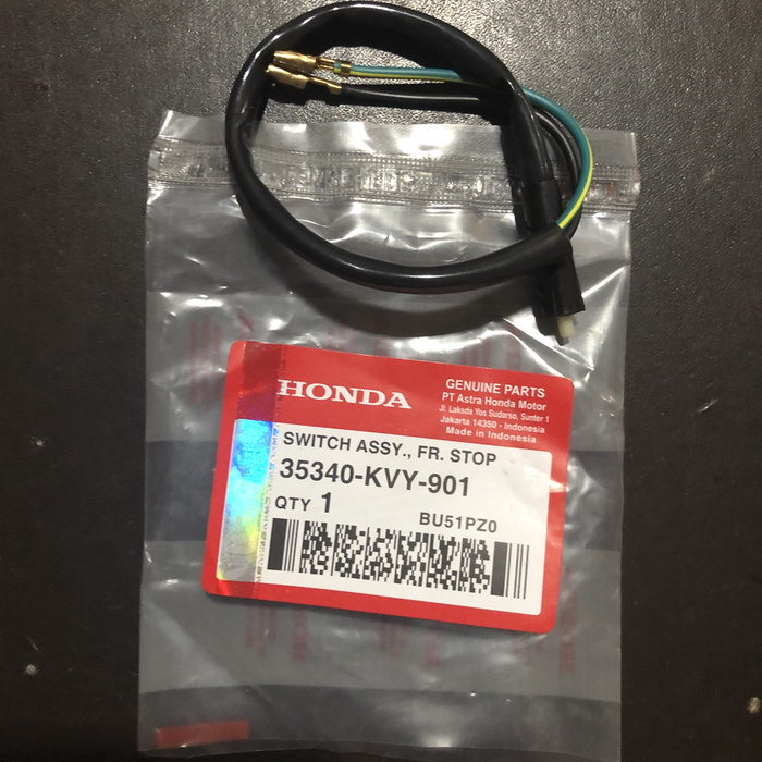KVY SWITCH REM STOP KIRI BELAKANG KABEL MOTOR VARIO 110 CW CBS TECHNO BEAT KARBU SCOOPY SPACY OLD LA