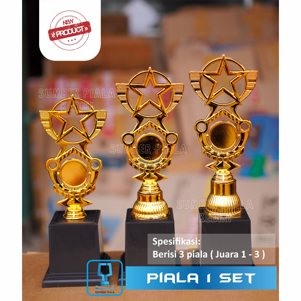 Piala Set 123 Piala Mini Piala Murah piala set mini piala set Sealer murah piala imtihan piala mauli