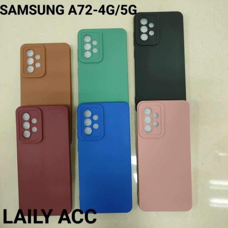 SOFT CASE MACARON PRO CAMERA SAMSUNG A72 4G/A72 5G SILIKON CANDY 3D TPU