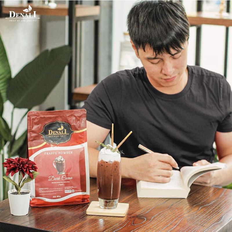 

powder denali dark coklat / repacking sample 400gr