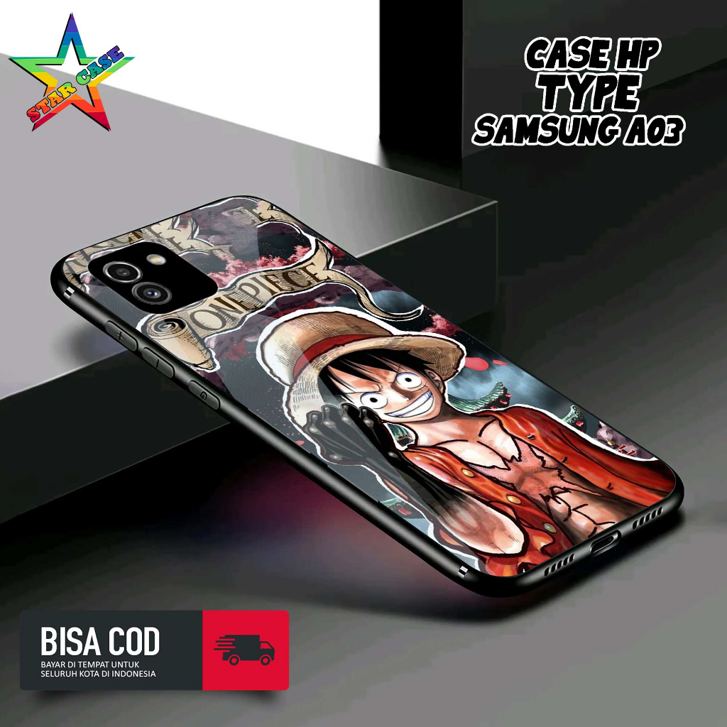 Case Samsung A03 Motif [ANIME OOOP] Casing Samsung A03 TERBARU Hardcase Glossy Kilau 2D Case Hp Sams