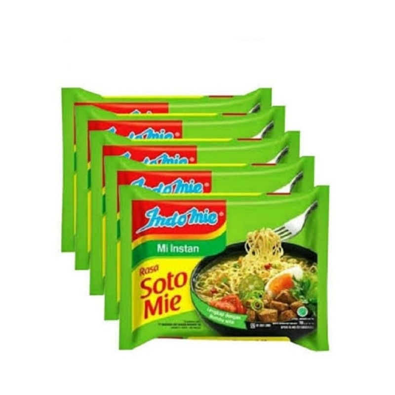 

Indomie rasa soto mie 5 bungkus