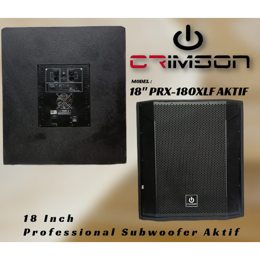 Subwofer Aktif Crimson 18ins PRX 180 XLF Original