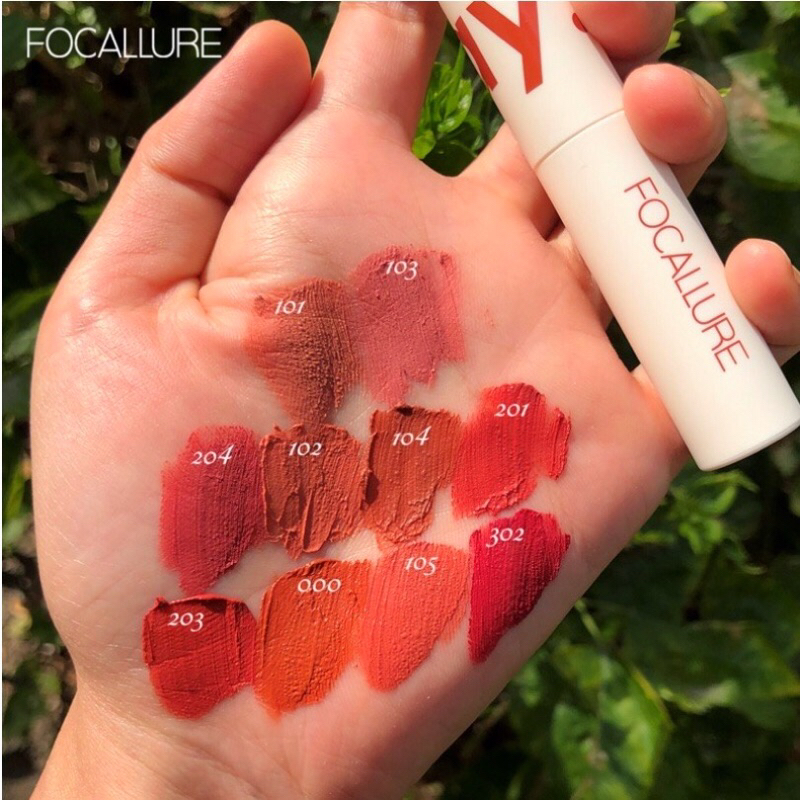 FOCALLURE Clay Pillowy Soft Liquid Lipstick - True Matte Liquid Lipstick | Matte Lipcream