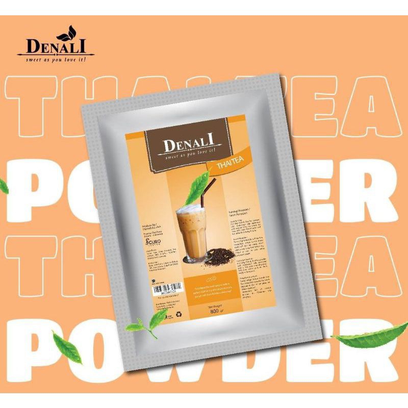 

powder denali thai tea / repacking sample 400gr