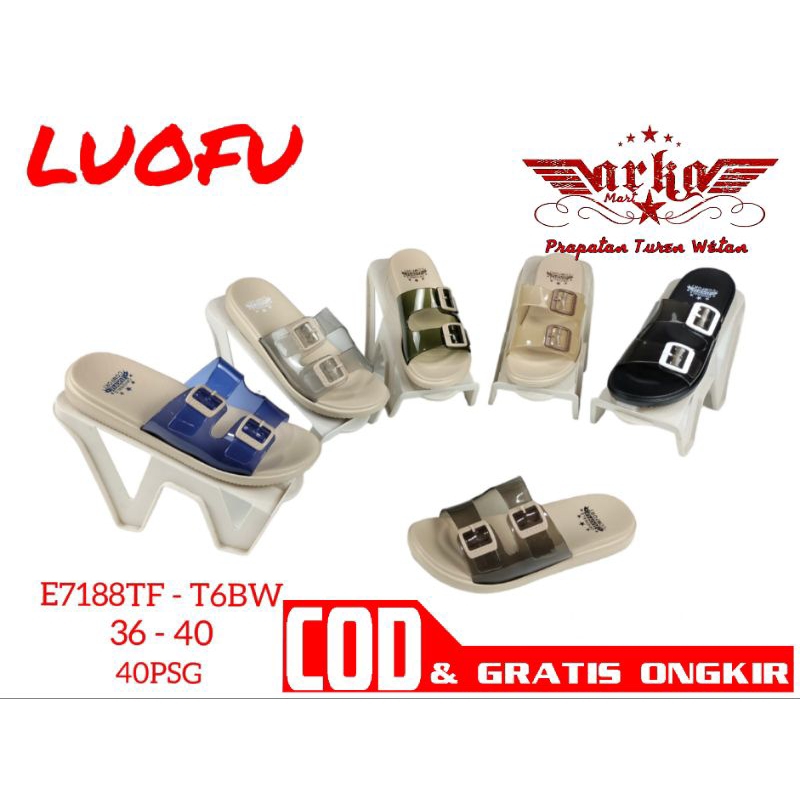 Sandal LUOFU E7188-BW