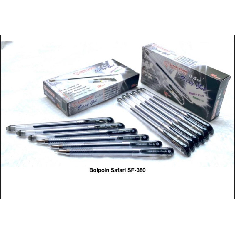 

(pcs) Pulpen / Gel Pen SAFARI Easy Gel Gp 380 0,5 mm / pcs